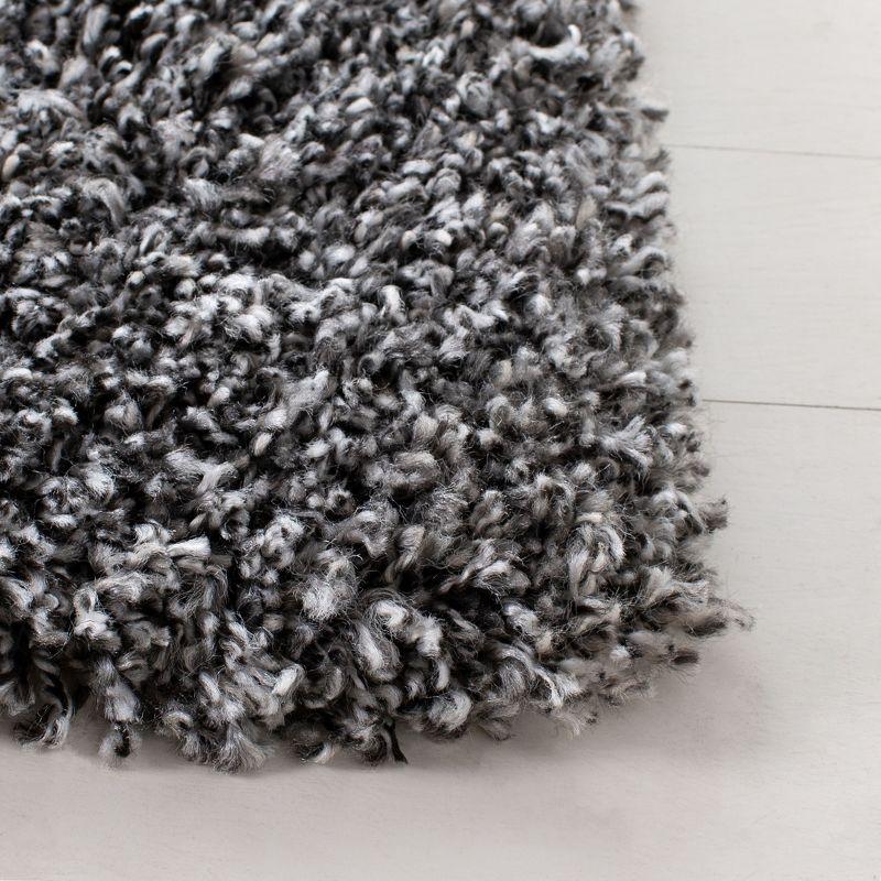 Evolution Shag 500 EVO520 Power Loomed Indoor Area Rug - Dark Grey - 6'7"x6'7" - Safavieh