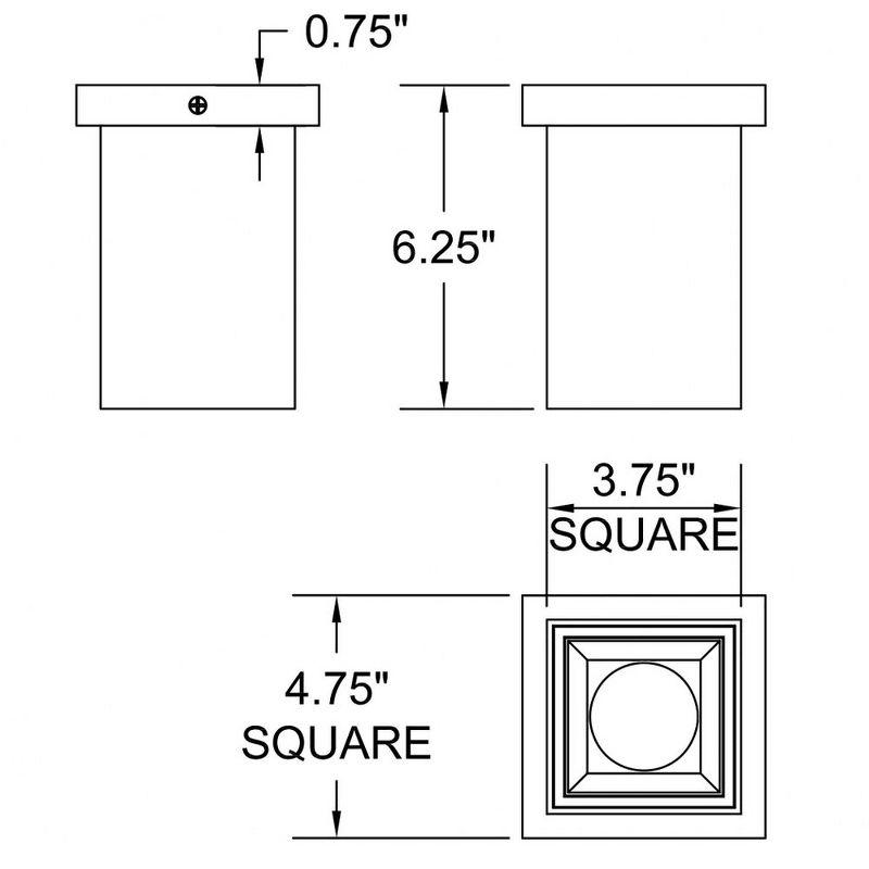 Access Lighting I-Lite 1 - Light Flush Mount in  White