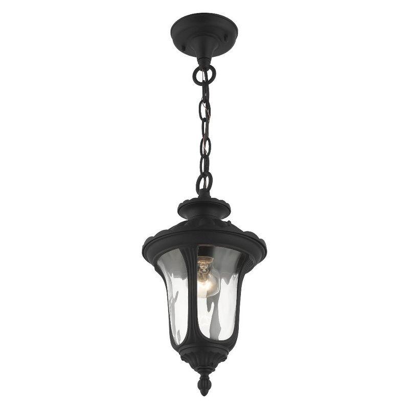 Livex Lighting Oxford 1 - Light Pendant in  Textured Black