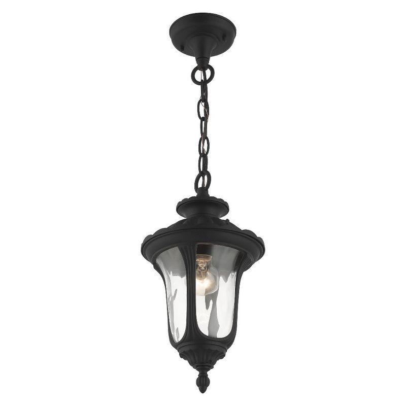 Livex Lighting Oxford 1 - Light Pendant in  Textured Black