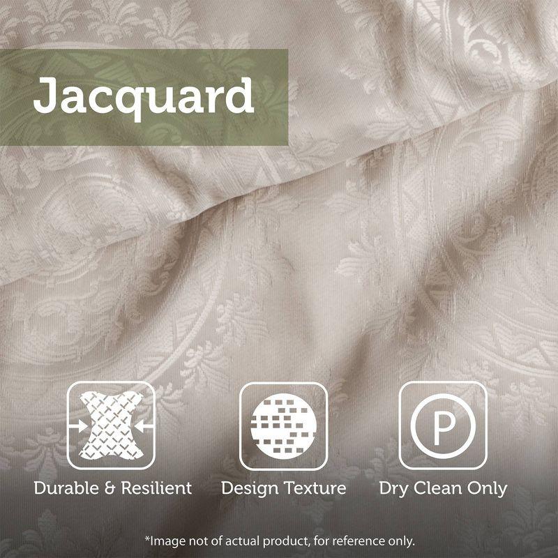 Aubrey 5 Piece Jacquard Bedspread Set with Throw Pillows