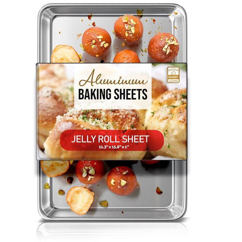 JoyTable Aluminum Steel Nonstick Jelly Roll Baking Sheet