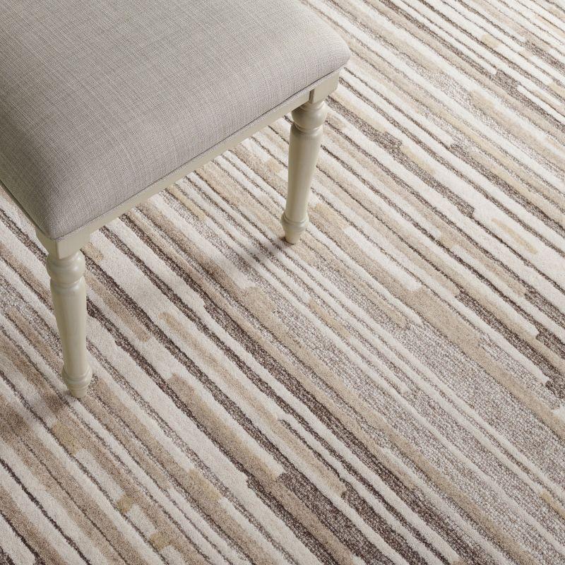 Martha Stewart Martha Stewart 300 Hand Tufted 85% Wool And 15% Cotton With Latex Abstract Rug