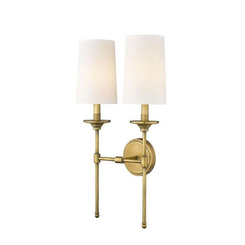 Z-Lite Emily 2 - Light Wall Light in  Rubbed Brass