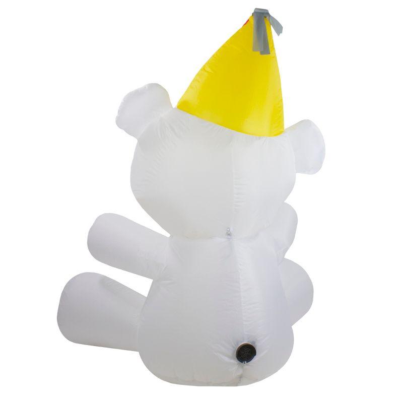 Northlight Seasonal Happy Birthday Bear Inflatable