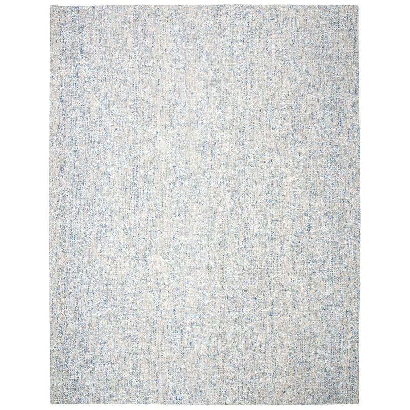 Abstract ABT471 Handmade Indoor Area Rug - Ivory/Blue - 9'x12' - Safavieh
