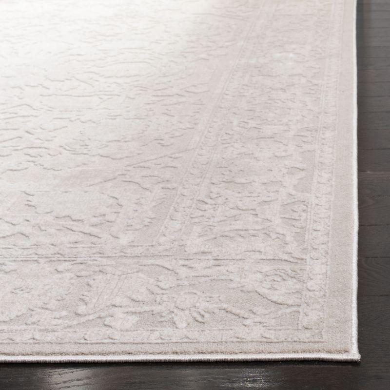 Reflection RFT665 Power Loomed Indoor Runner Rug - 2'3"x6' - Dark Grey/Cream - Safavieh