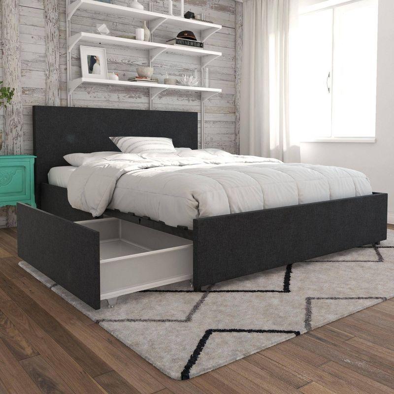 Kelly Upholstered Platform Storage Bed