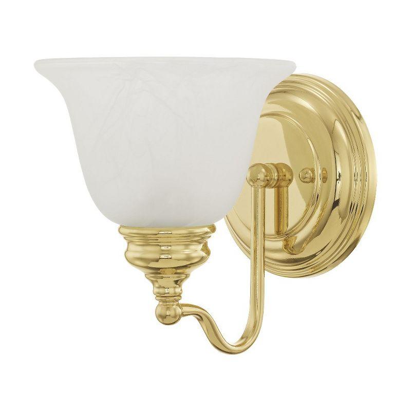 Livex Lighting Essex 1 - Light Vanity in  Polished Brass