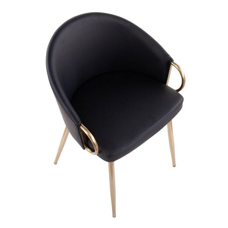 Claire Contemporary and Glam Dining Chair - LumiSource