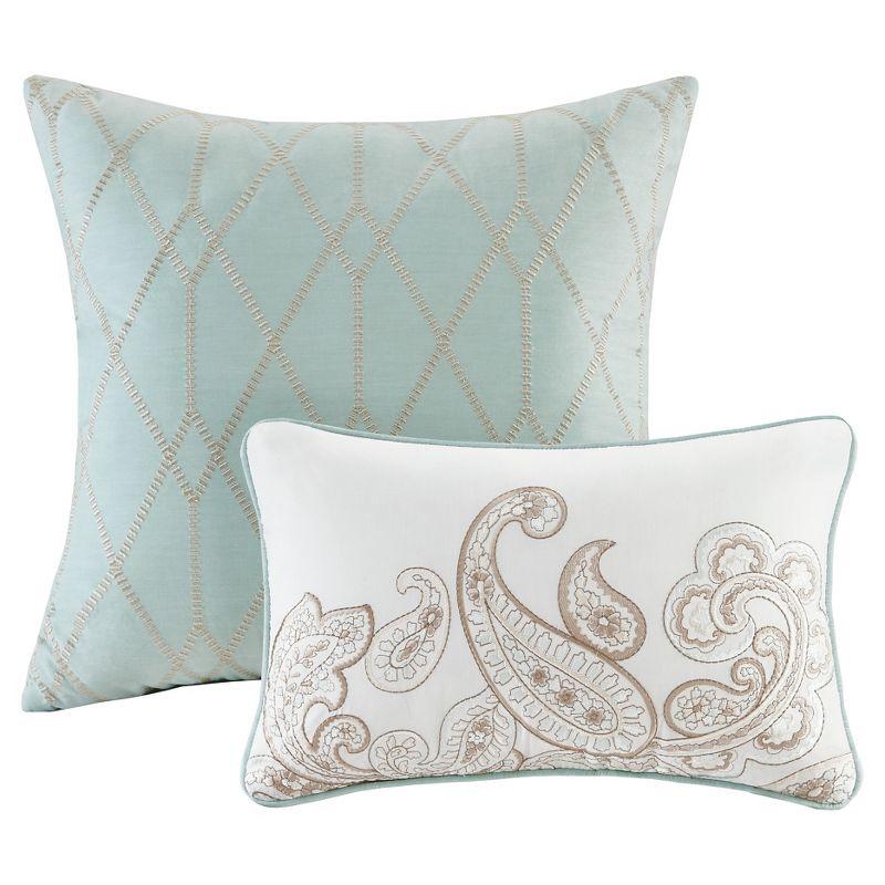 Madison Park Pure Ronan Cotton Paisley Comforter Set