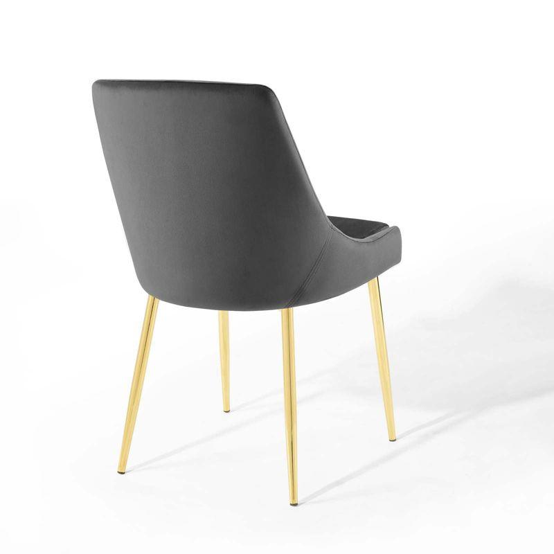Modway Viscount Performance Velvet Dining Chairs - Set of 2