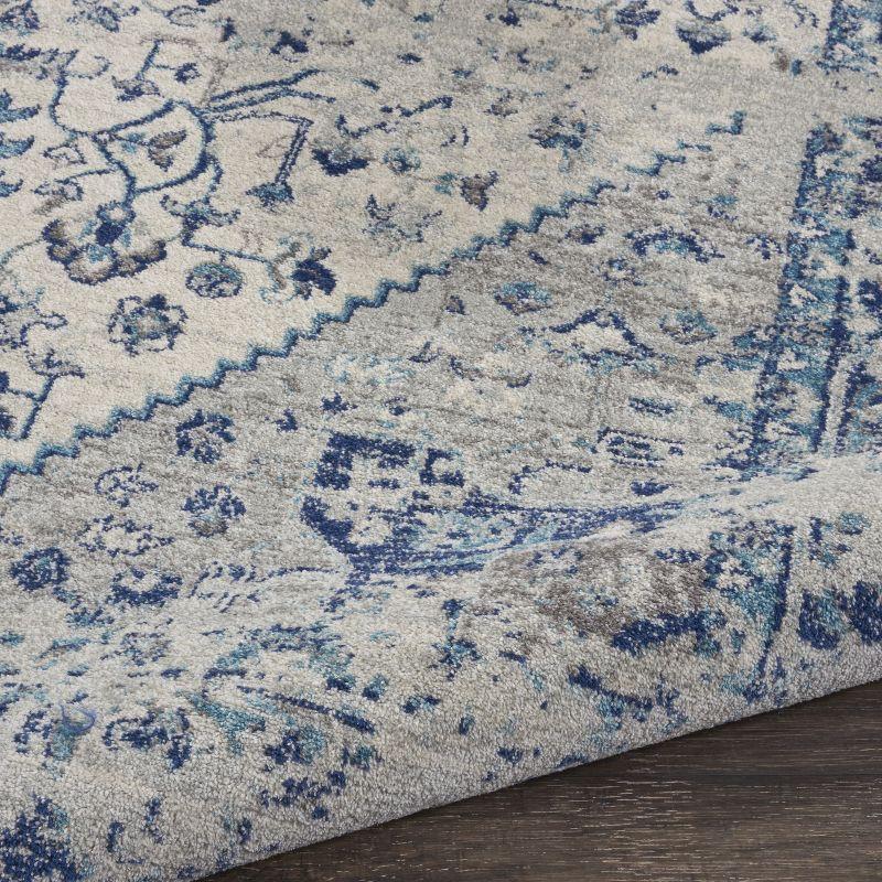 Nourison Tranquil Persian Indoor Rug Ivory Light Blue 2' x 4'