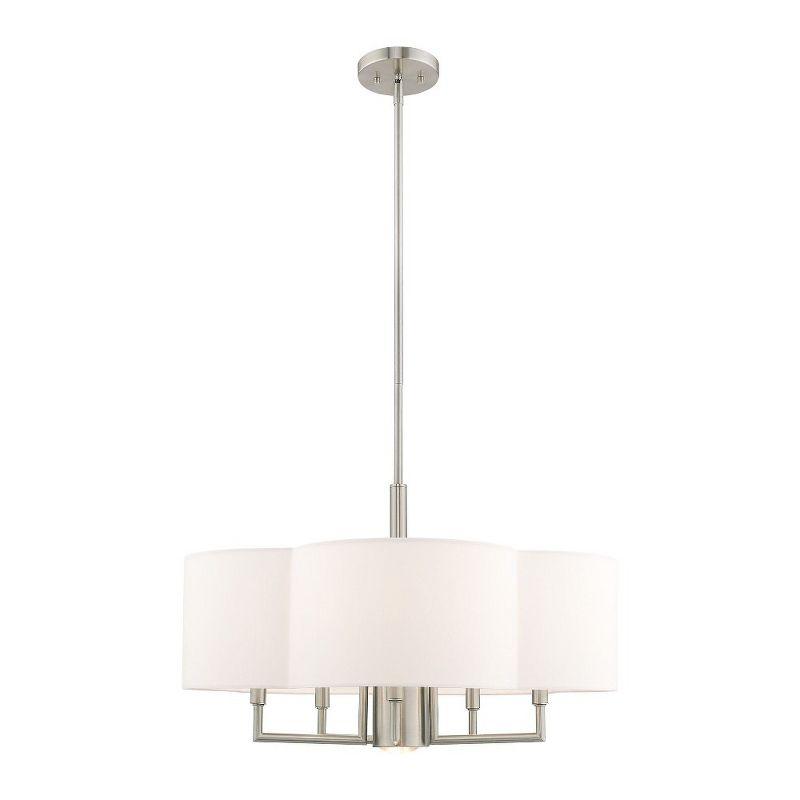 Livex Lighting Chelsea 5 - Light Chandelier in  Brushed Nickel