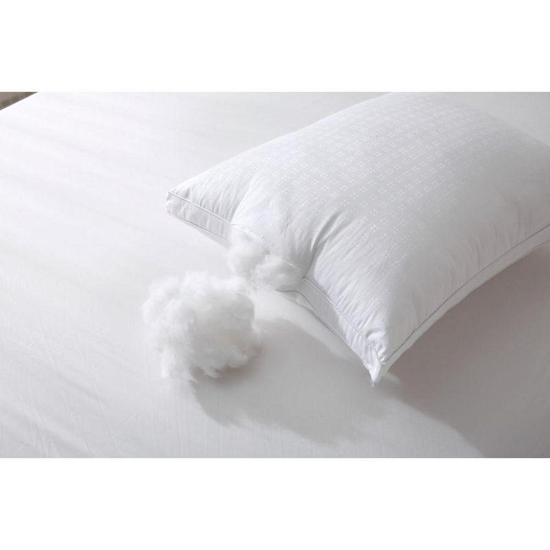 Maxi Down Alternative Cotton Top Bed Pillow - Single Pillow White