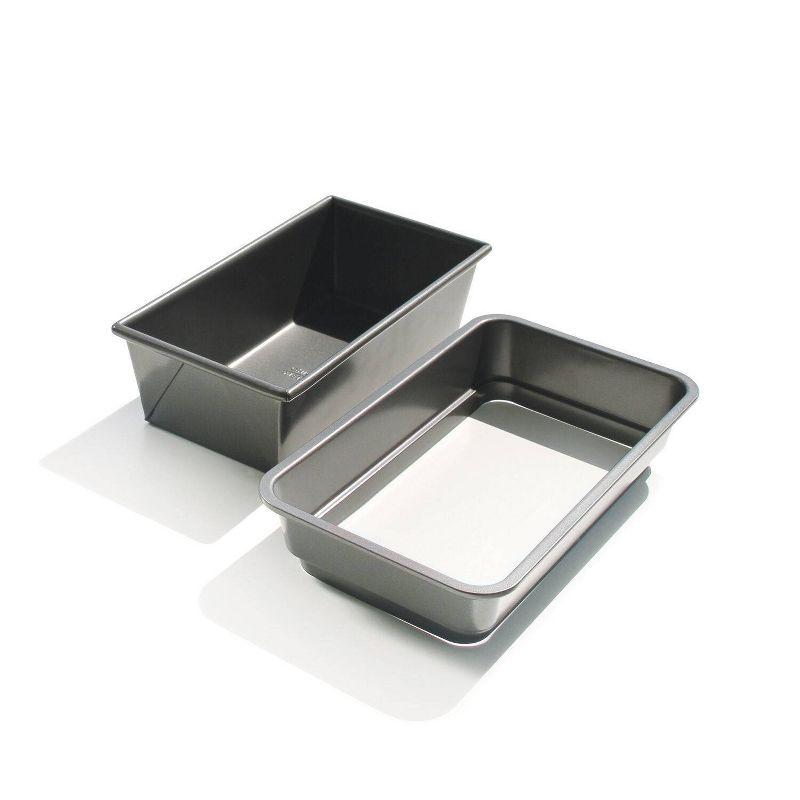 Chicago Metallic 5.9" Gluten Free Bread Loaf Pan: Nonstick Aluminized Steel, Dishwasher-Safe, Rectangle, 10.2" Depth