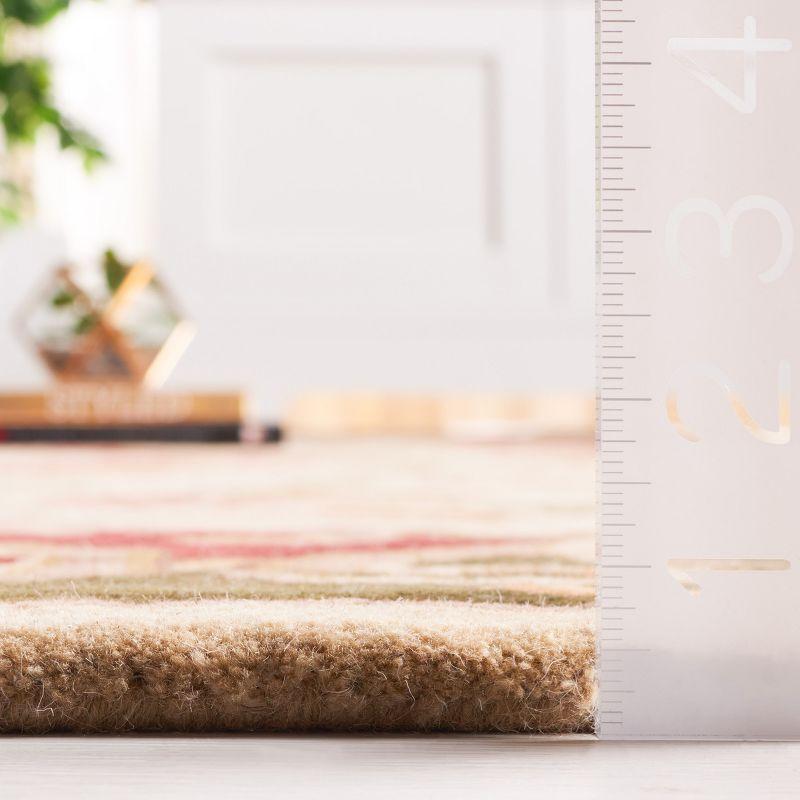 Classic CL234 Hand Tufted Runner Rug - Ivory/Green - 2'3"x8' - Safavieh.