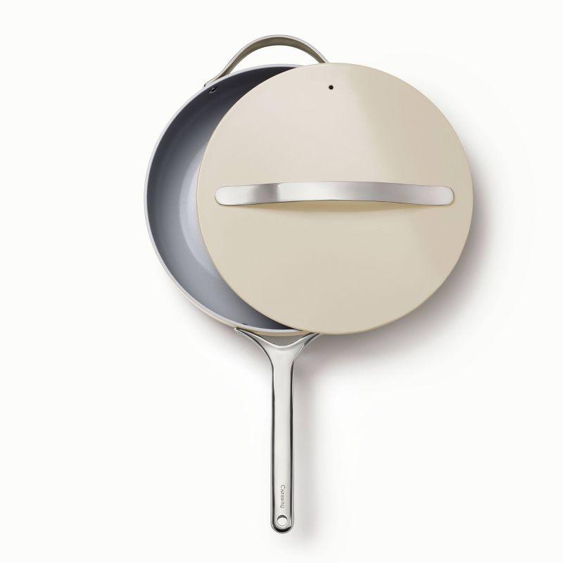 Caraway Home Cream Non-Stick Ceramic Sauté Pan
