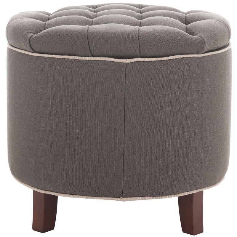 Amelia Tufted Storage Ottoman  - Safavieh