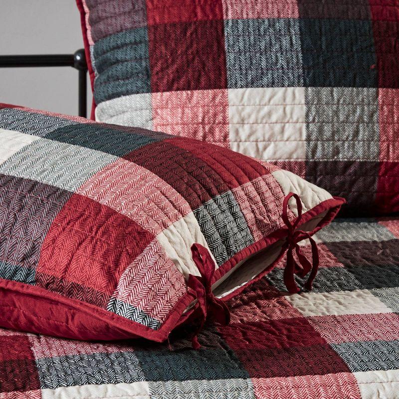 Madison Park Ridge 3 Piece Reversible Plaid Daybed Cover Set