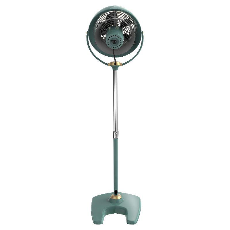 Vornado Timeless Vornado VFAN Sr. Pedestal Vintage Fan Retro Metal Standing Air Circulator for Cooling & Decor 3 Speeds, Adjustable Tilt