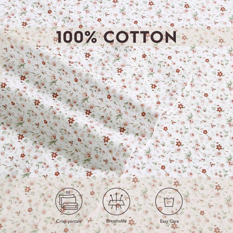 Laura Ashley Meadow Floral Laura Ashley Printed Cotton Sateen Pillowcase Set (Set of 2)