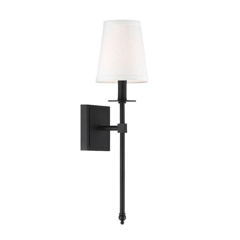 Savoy House Monroe 1 - Light Wall Light in  Matte Black