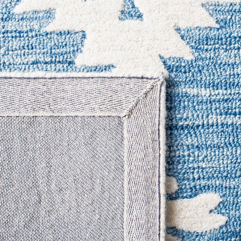 Aspen APN550 Hand Tufted Indoor Accent Rug - Blue/Ivory - 3'x5' - Safavieh