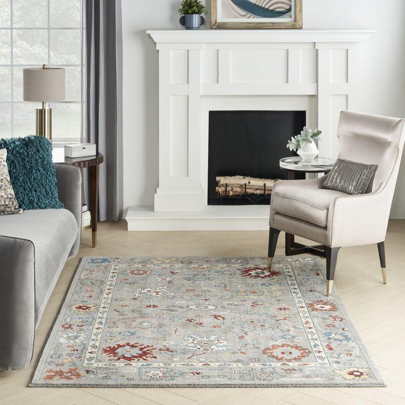 Nourison Parisa Bordered Abstract Floral Indoor Area Rug