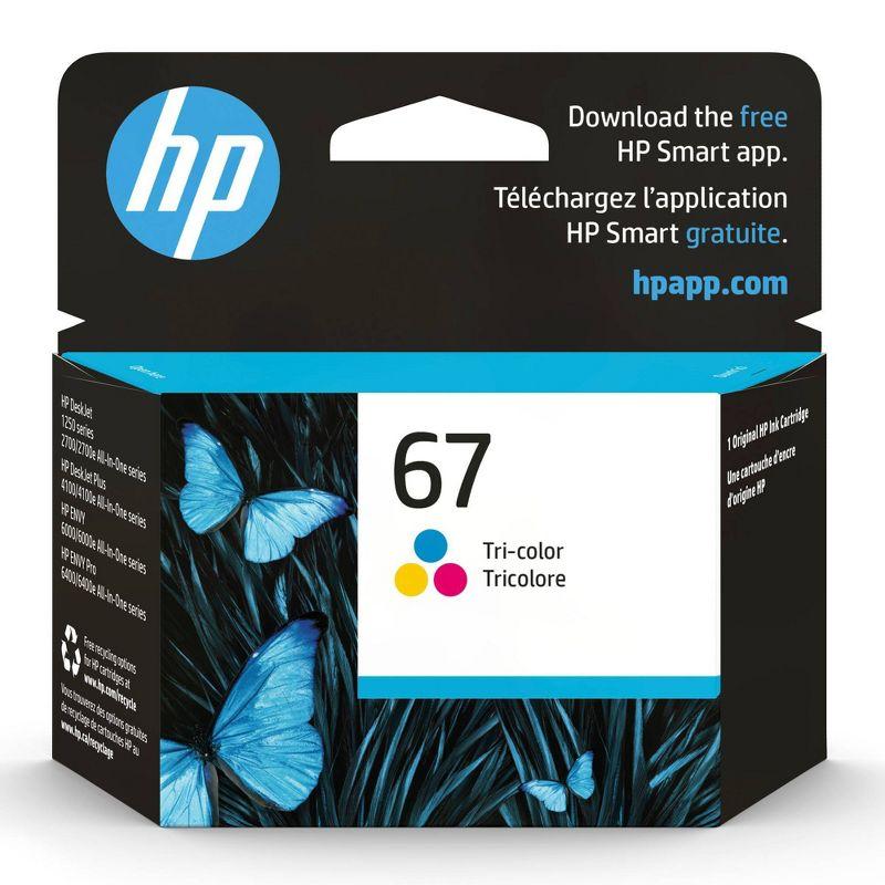 HP 67 Tri-Color Standard Yield Ink Cartridge