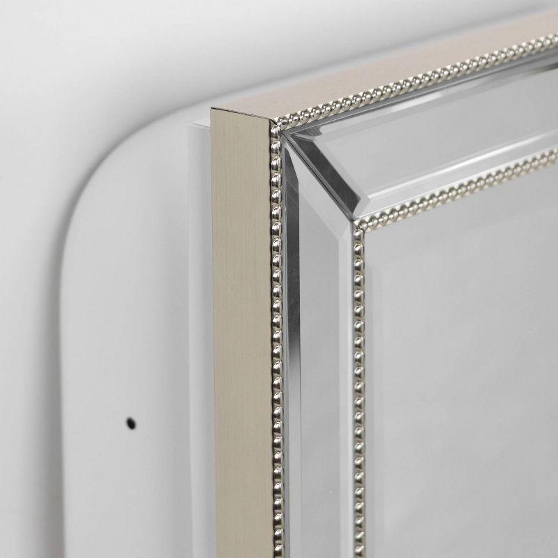 16" x 26" Metro Beaded Recessed Medicine Cabinet - Head West: Wall Mount, Polystyrene Frame, 3 Shelves