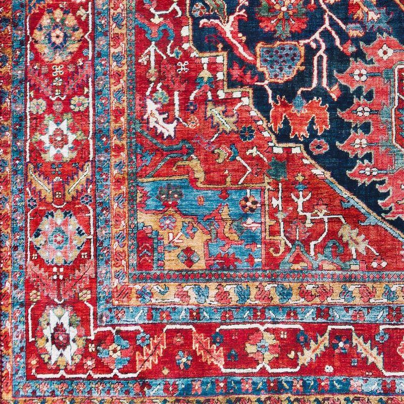 Mark & Day Linden 3'6"x5'6" Rectangle Woven Indoor Area Rugs Bright Red