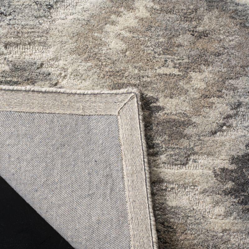Wyndham WYD802 Hand Tufted Indoor Area Rug - Grey/Taupe - 5'x8' - Safavieh