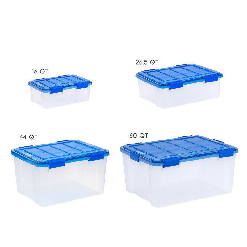 16qt [4 gal] Element Resistant Ultimate Clear Storage Box