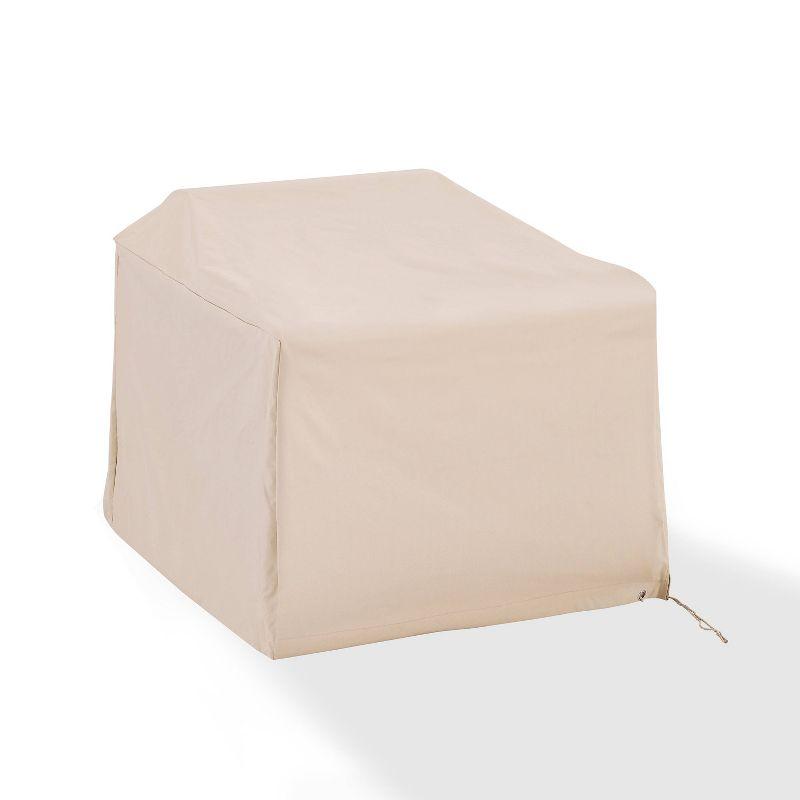 Crosley 2pc Furniture Cover Set, Two Chairs, Tan: Heavy Gauge Vinyl, Weather-Resistant, Reinforced