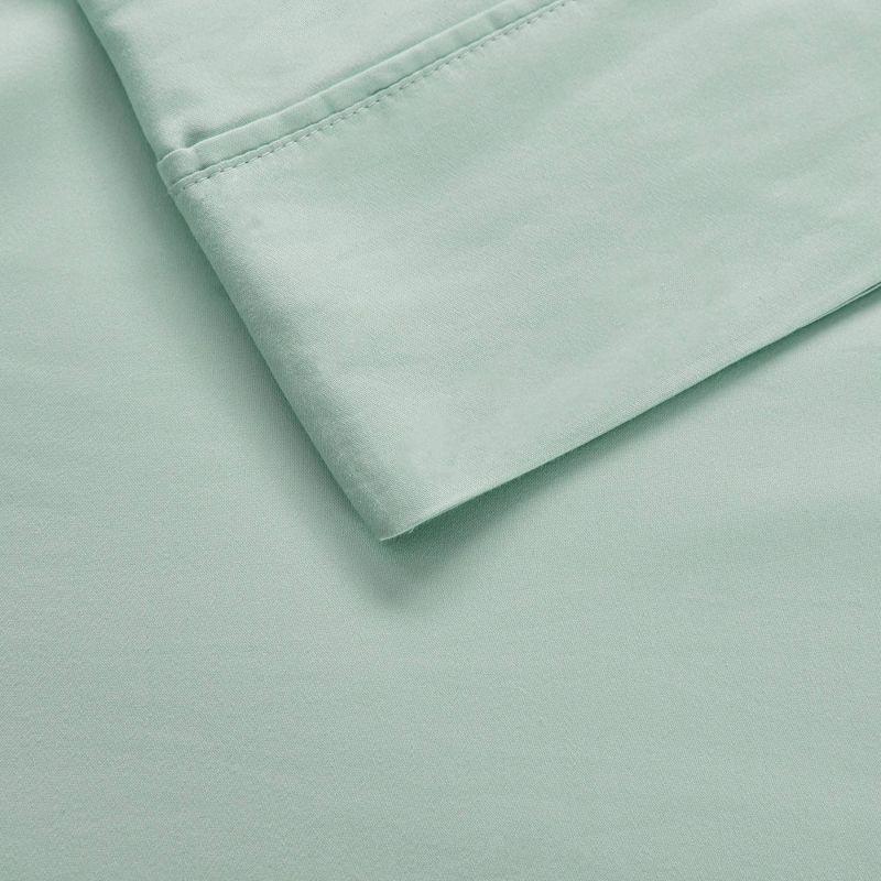 Seafoam Queen 1000 Thread Count Cotton-Polyester Cooling Sheet Set