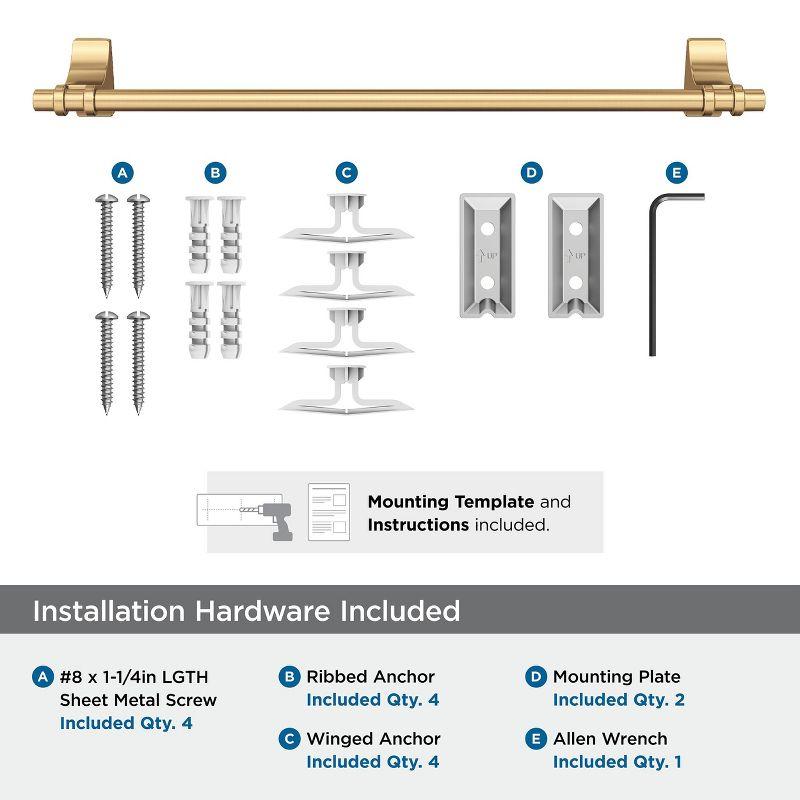 Amerock Davenport Champagne Bronze 18 inch (457mm) Towel Bar