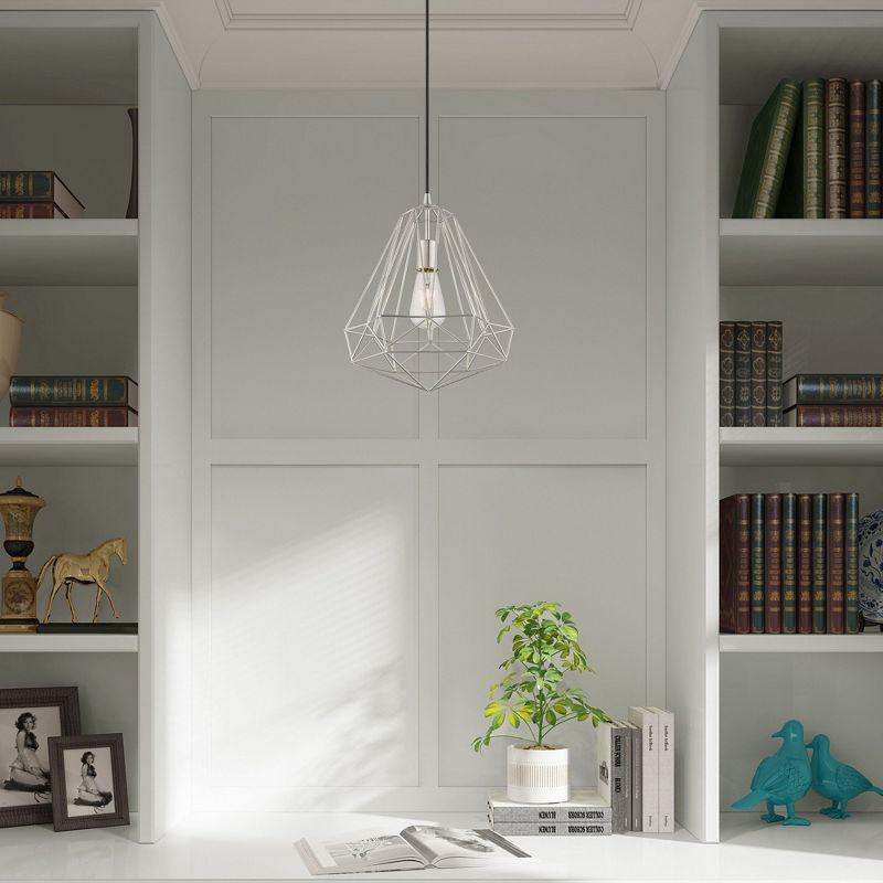 Livex Lighting Knox 1 - Light Pendant in  Brushed Nickel