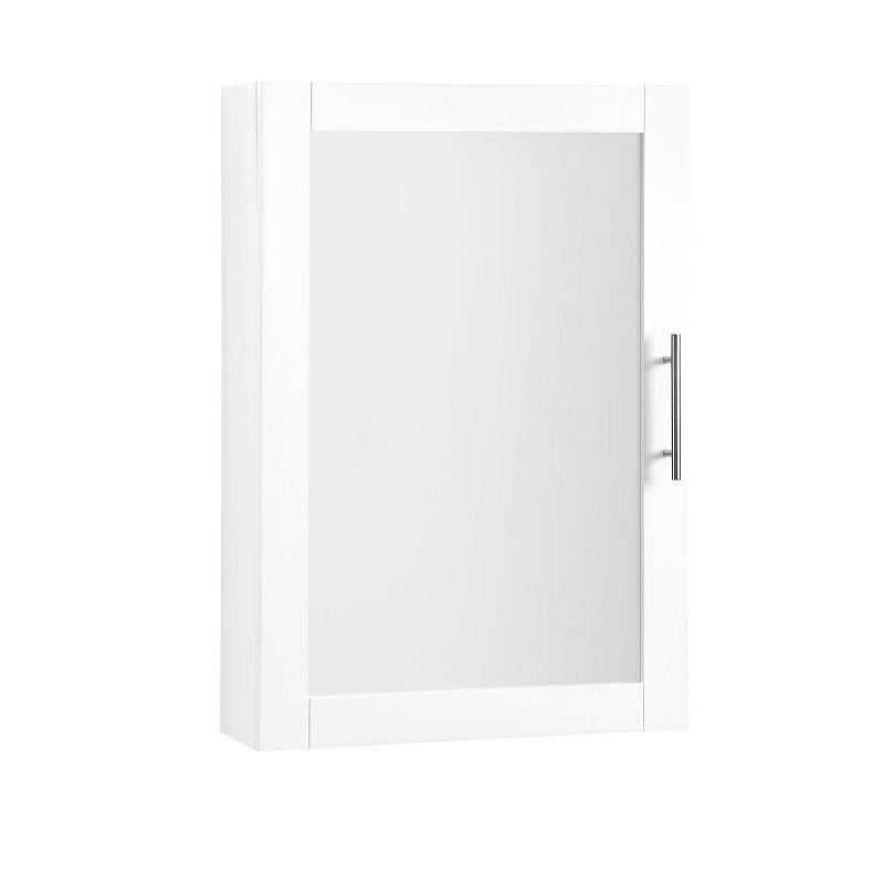 Crosley Savannah Medicine Cabinet White : Microfiber, Machine Washable, Non-Slip Backing