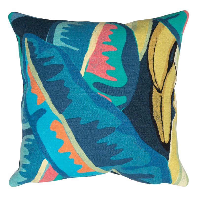 Tropical Multicolor Polyester Indoor/Outdoor Pillow 20"x20"