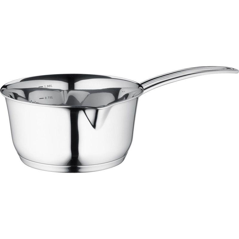 Stainless Steel Non-Stick Saucepan with Pour Spout, 1 qt