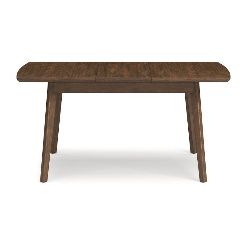 Signature Design by Ashley Contemporary Lyncott Dining Extension Table, Brown