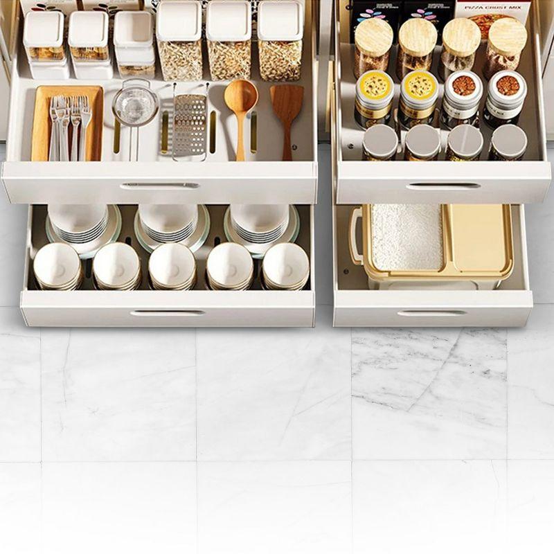 Cheer Collection Carbon Steel Pull Out Organizer Drawers with Adhesive Slide-Out Shelves