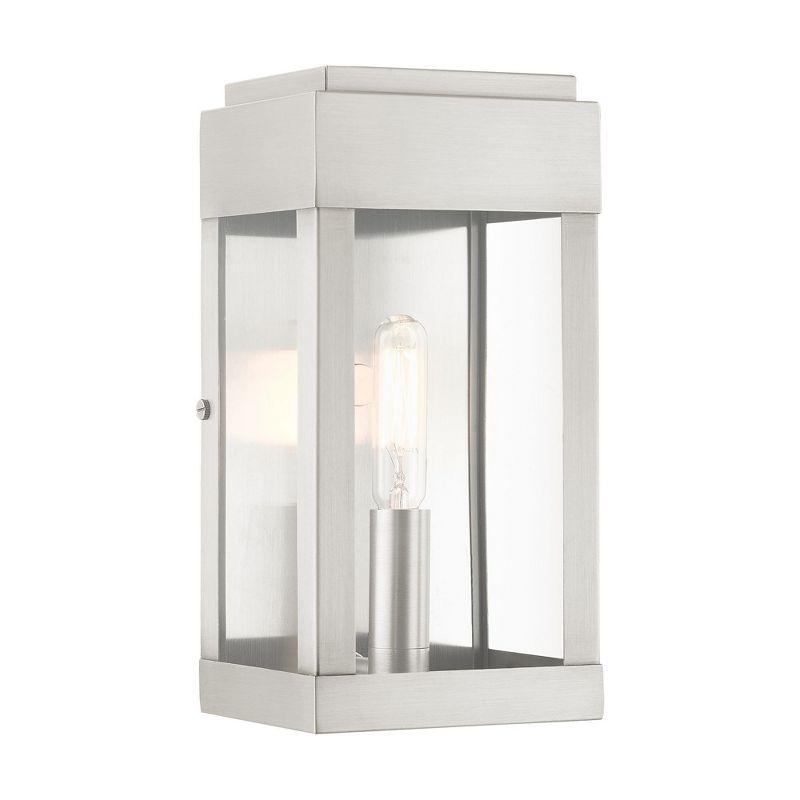Livex Lighting York 1 - Light Wall Light in  Brushed Nickel