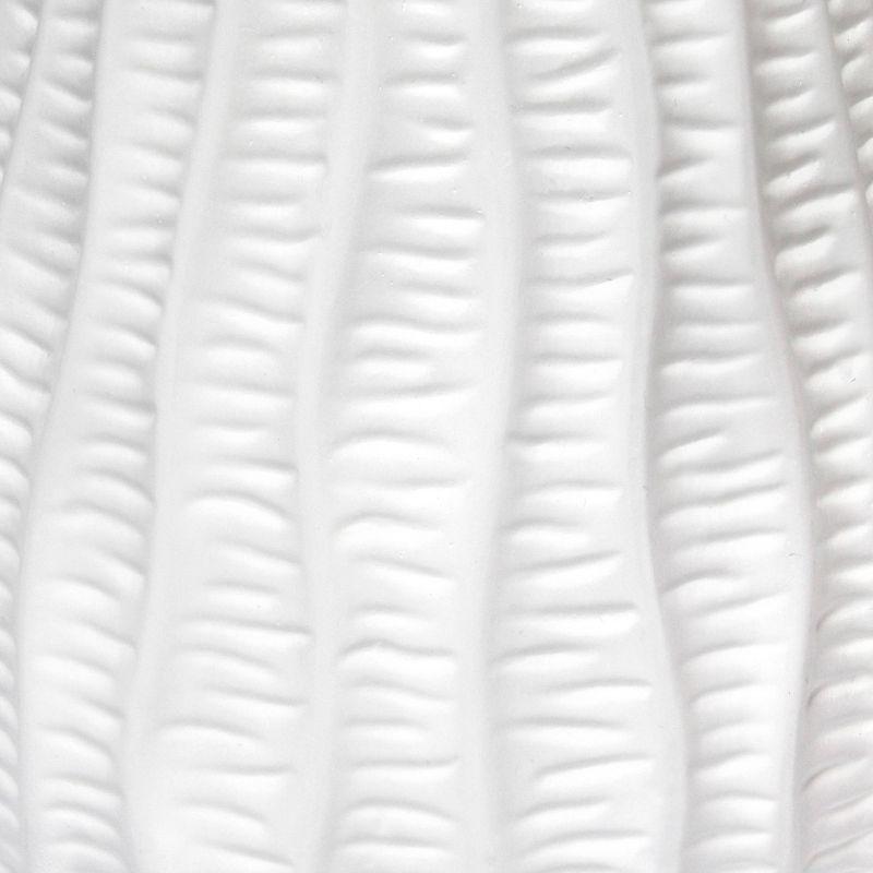 11.02" Mini Modern Ceramic Pastel Accent Bedside Table Desk Lamp: ETL Listed, No Assembly - Simple Designs