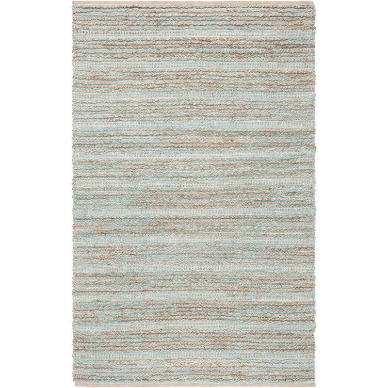 Cape Cod CAP851 Woven Indoor Area Rug - Aqua - 5'x8' - Safavieh