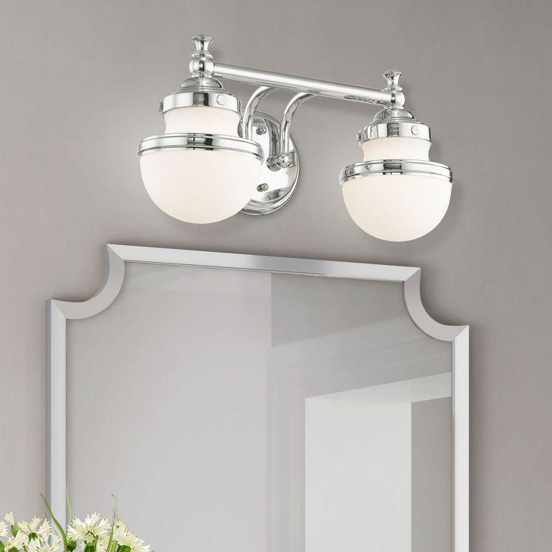 Livex Lighting Oldwick 2 - Light Vanity in  Polished Chrome