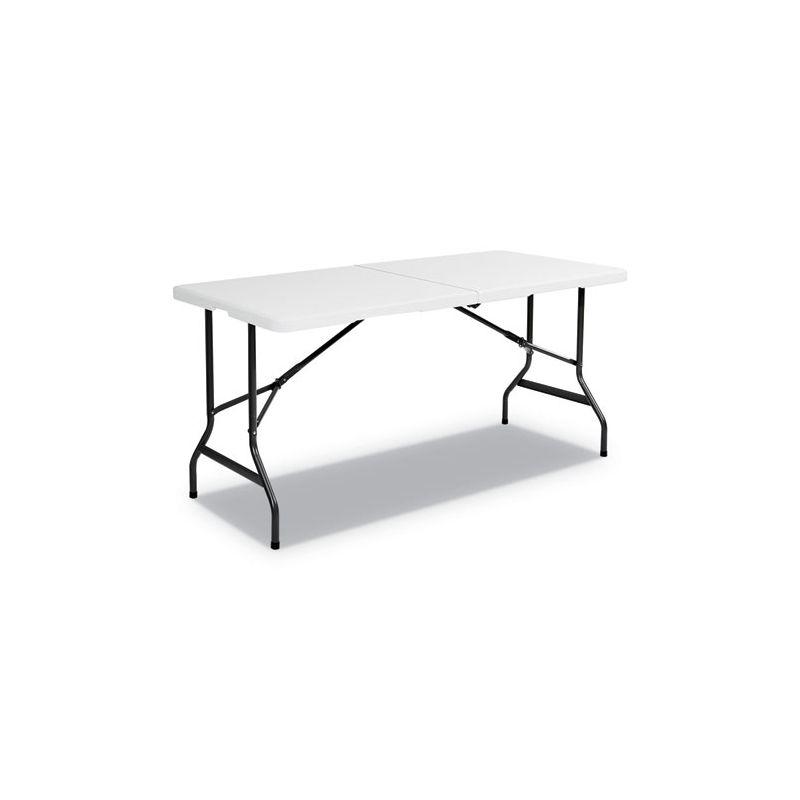 Iceberg Enterprises IndestrucTableTOO Plastic Rectangular Fold-in-Half Folding Table & Reviews | Wayfair