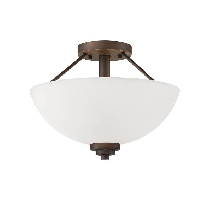 Millennium Lighting Durham 2 - Light Flush Mount in  Rubbed Bronze