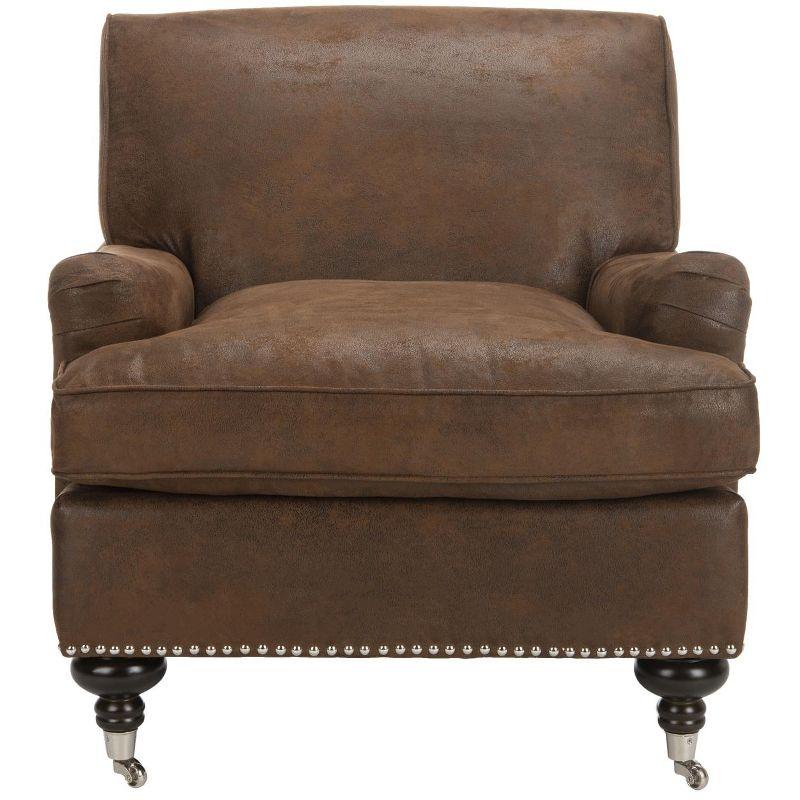 Chloe Club Chair - MCR4571 - Brown - Safavieh